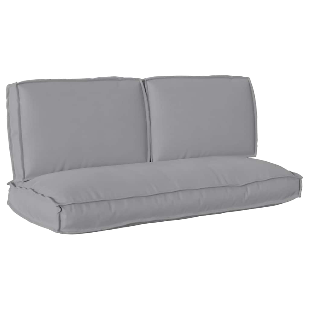 VidaXL ensemble de coussins 3 pcs tissu oxford gris
