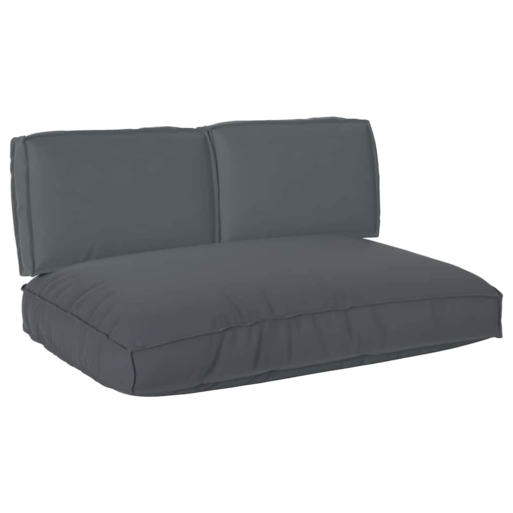 VidaXL ensemble de coussins 3 pcs tissu oxford anthracite