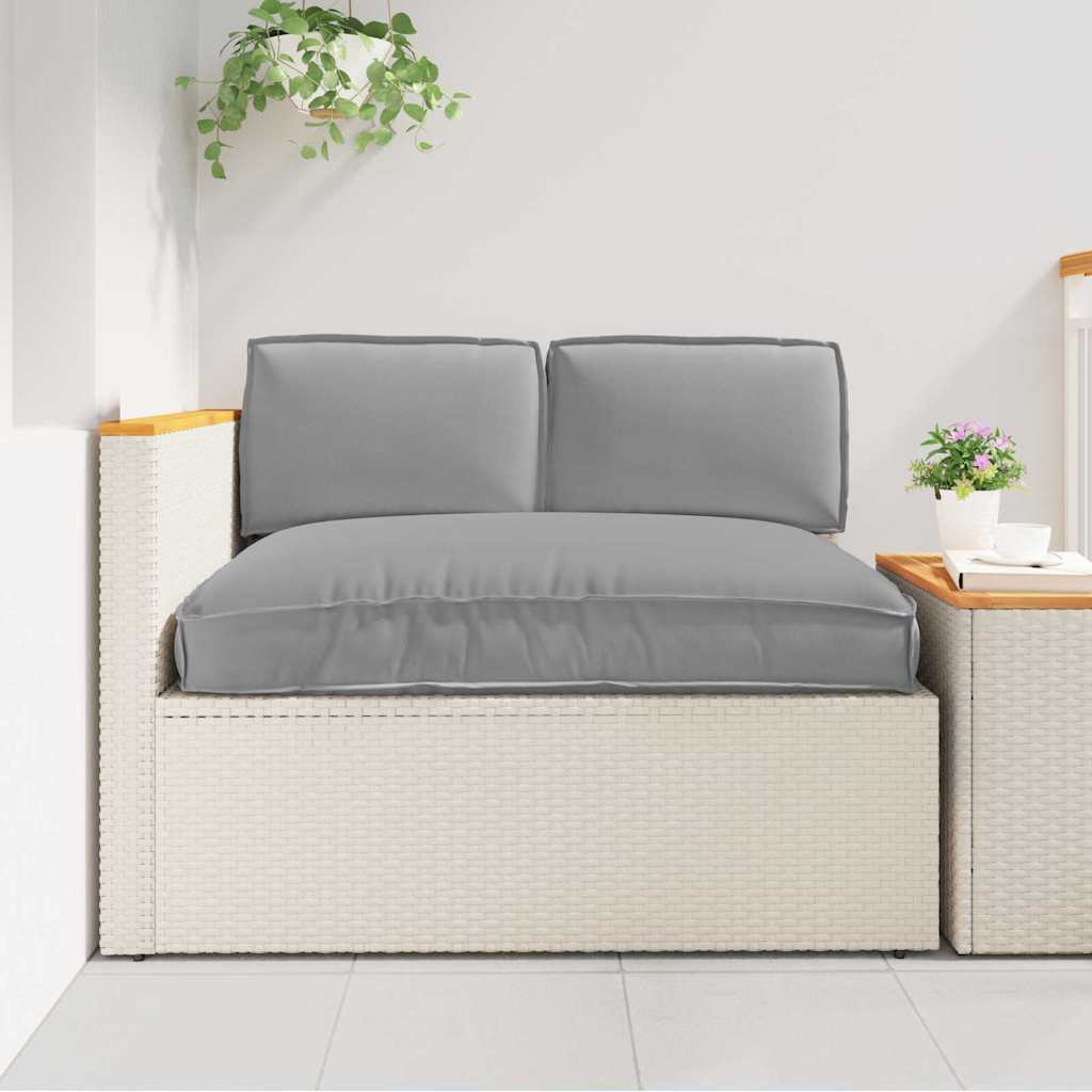 VidaXL ensemble de coussins 3 pcs tissu oxford gris