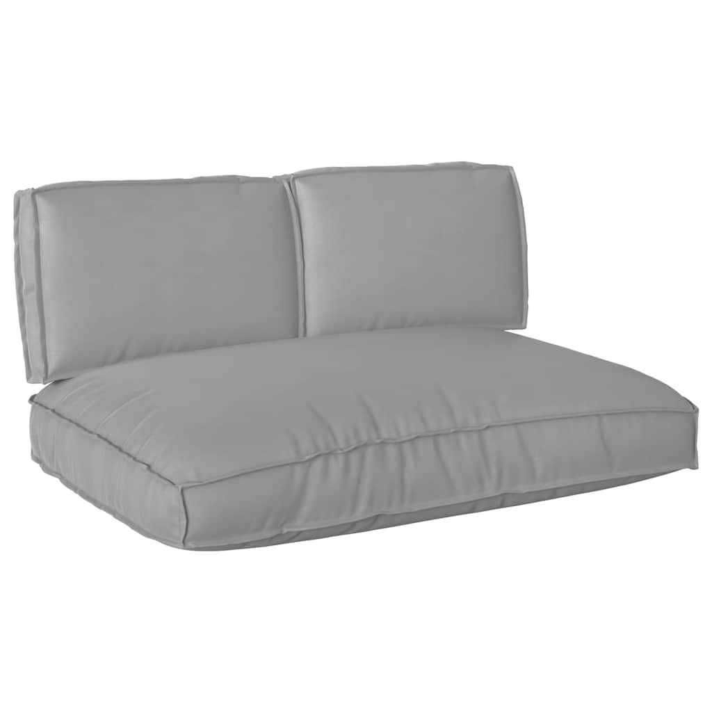VidaXL ensemble de coussins 3 pcs tissu oxford gris