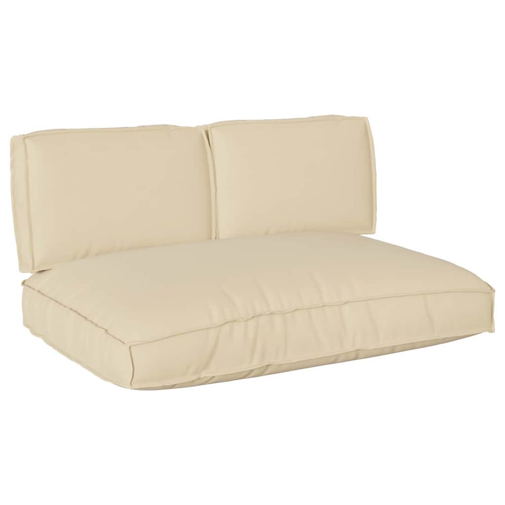 VidaXL ensemble de coussins 3 pcs tissu oxford beige