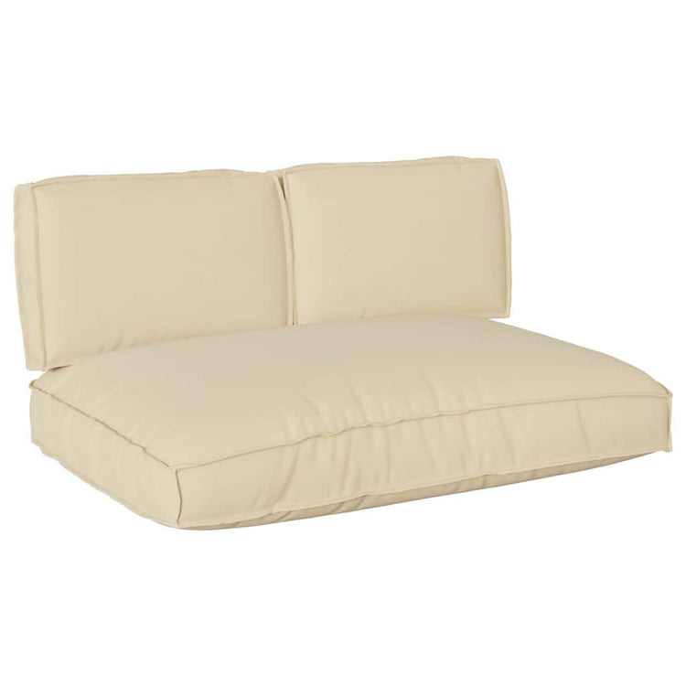 VidaXL ensemble de coussins 3 pcs tissu oxford beige