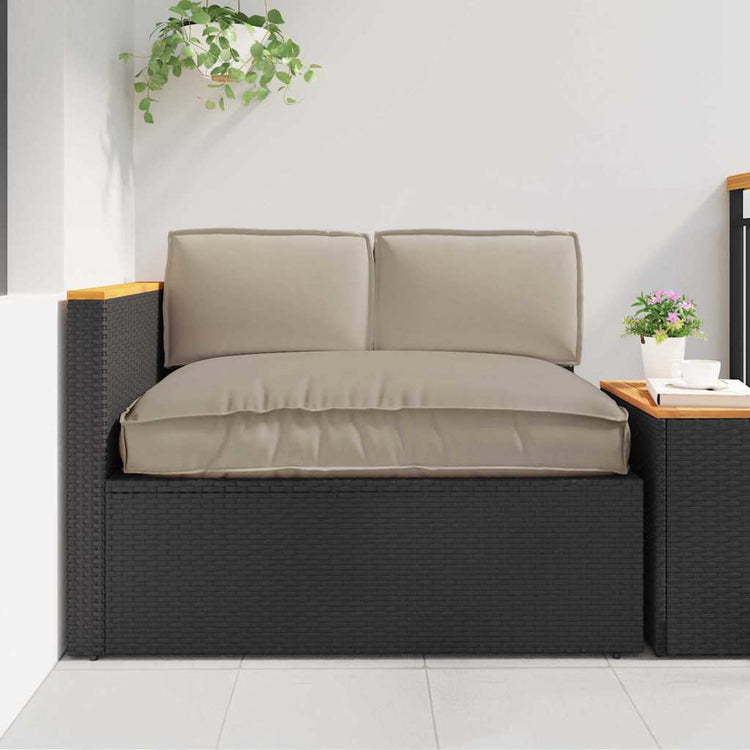 VidaXL ensemble de coussins 3 pcs tissu oxford taupe