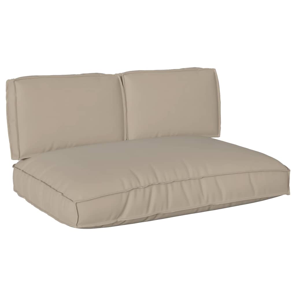 VidaXL ensemble de coussins 3 pcs tissu oxford taupe