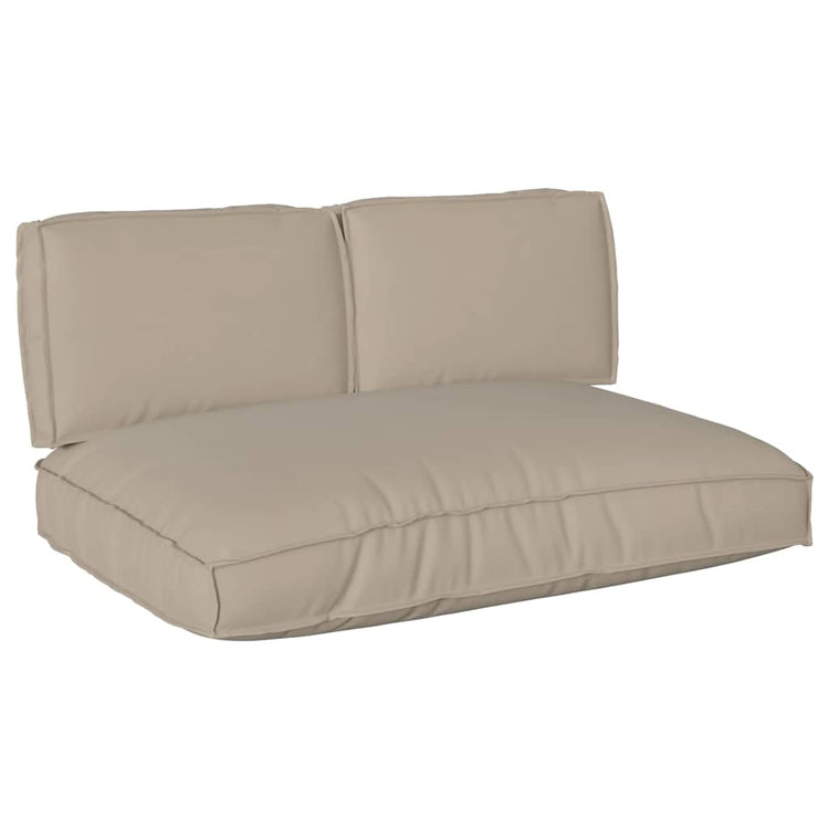VidaXL ensemble de coussins 3 pcs tissu oxford taupe