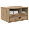 Vidaxxl support d'imprimante chêne artisanal 40 x 32 x 24 cm bois d'ingénierie