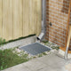 Vidaxxl grille argent 40 x 40 x 2 cm en acier galvanisé à chaud