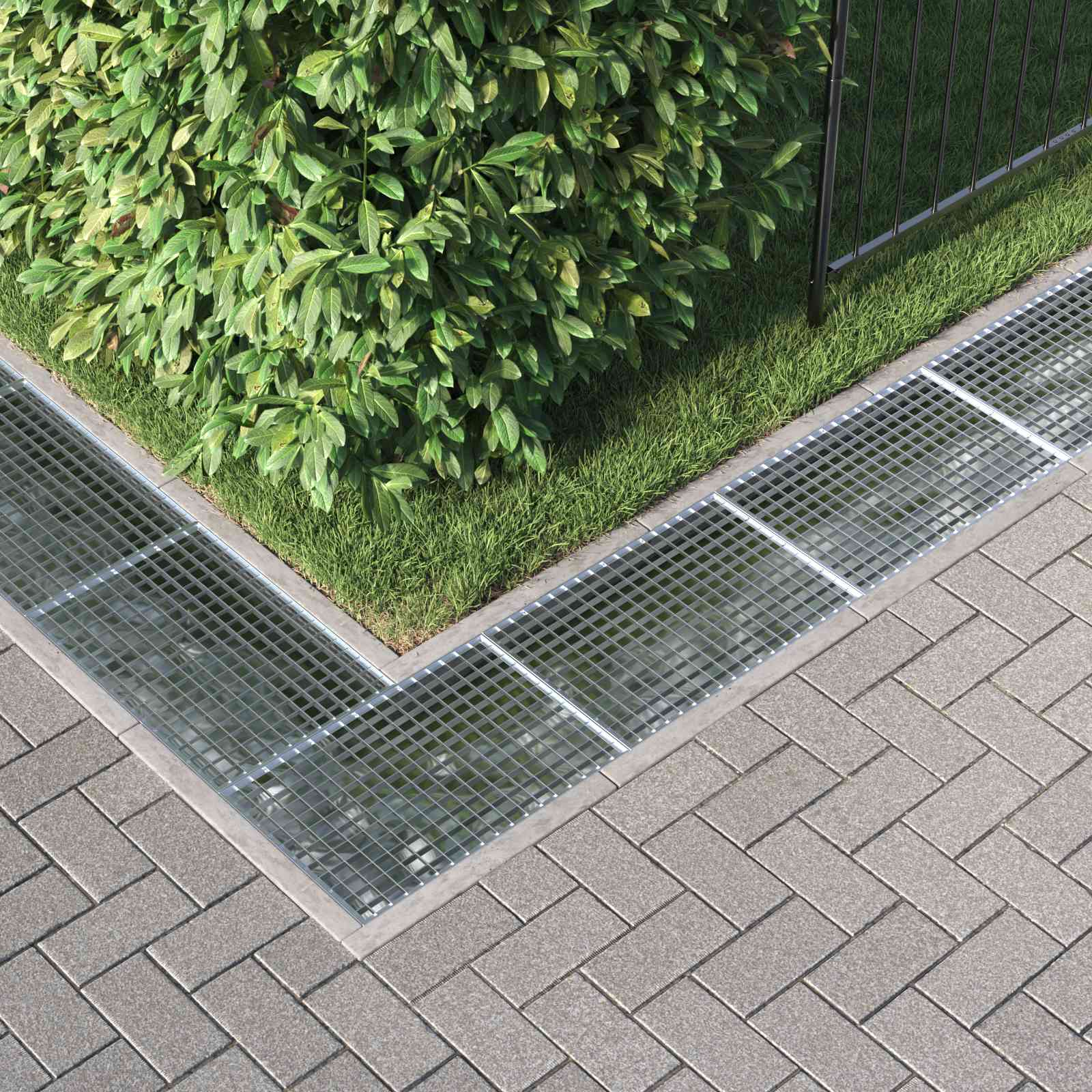 Vidaxxl grille argent 60 x 40 x 2 cm en acier galvanisé à chaud