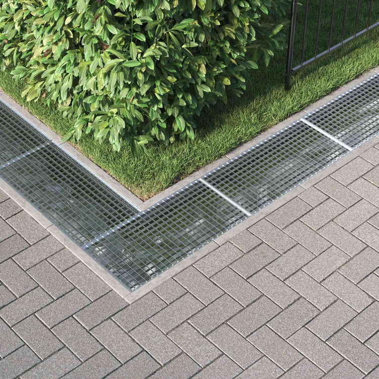 Vidaxxl grille argent 80 x 40 x 2 cm en acier galvanisé à chaud