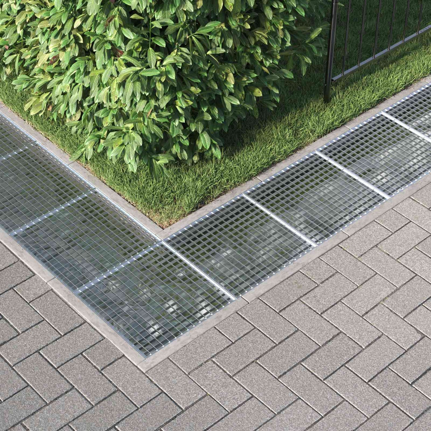 Vidaxxl grille argent 50 x 50 x 2 cm en acier galvanisé à chaud