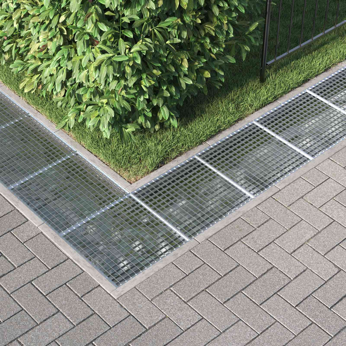 Vidaxxl grille argent 50 x 50 x 2 cm en acier galvanisé à chaud
