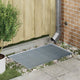 Vidaxxl grille argent 80 x 50 x 2 cm en acier galvanisé à chaud