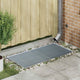 Vidaxl grille argent 100 x 50 x 2 cm en acier galvanisé à chaud