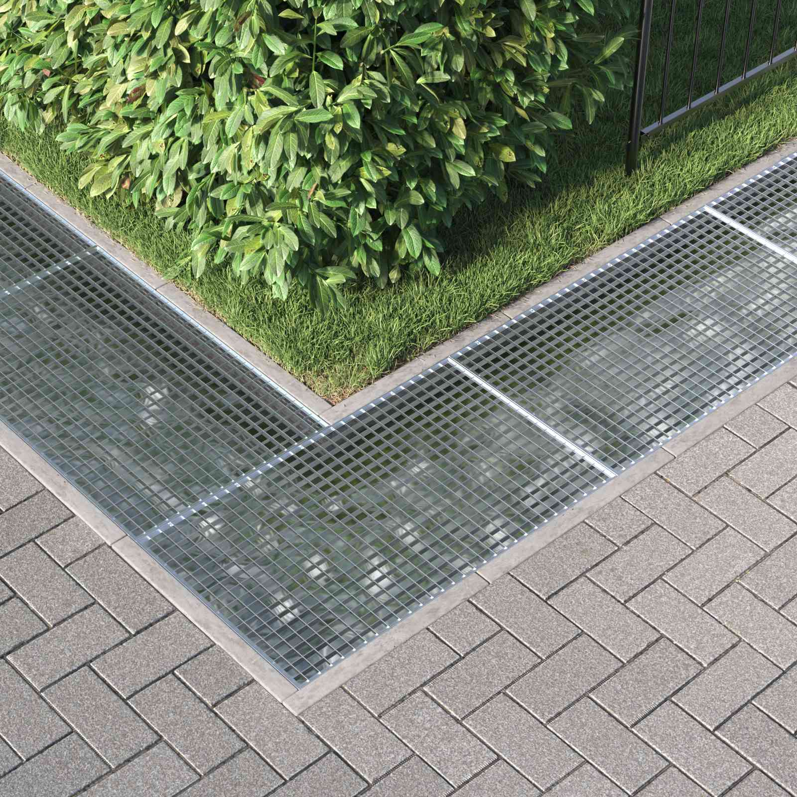 Vidaxxl grille argent 100 x 60 x 2 cm acier galvanisé à chaud