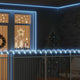Corde lumineuse VidaXL avec 2400 LED blanc froid 100 m PVC