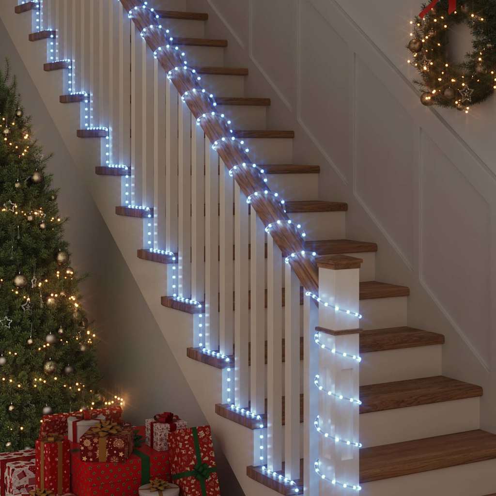 Corde lumineuse VidaXL avec 2400 LED blanc froid 100 m PVC