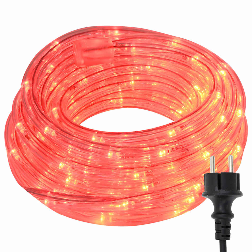 Corde lumineuse Vidaxxl avec 2400 LED rouge 100 m PVC