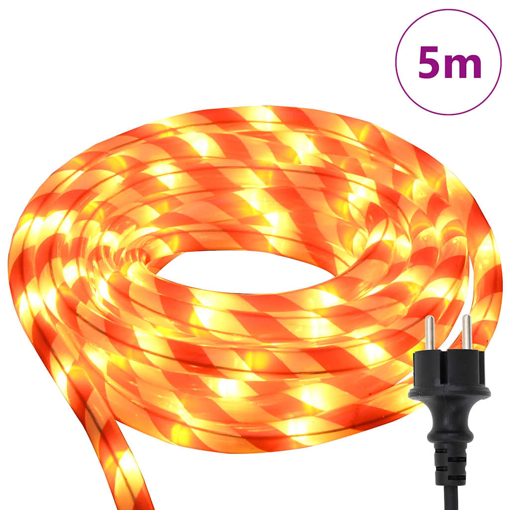 Corde lumineuse Vidaxxl avec 120 LED blanc chaud 5 m PVC