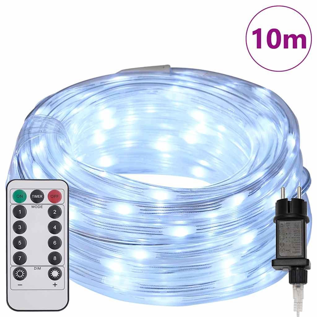 Corde lumineuse VidaXL avec 240 LED blanc froid 10 m PVC