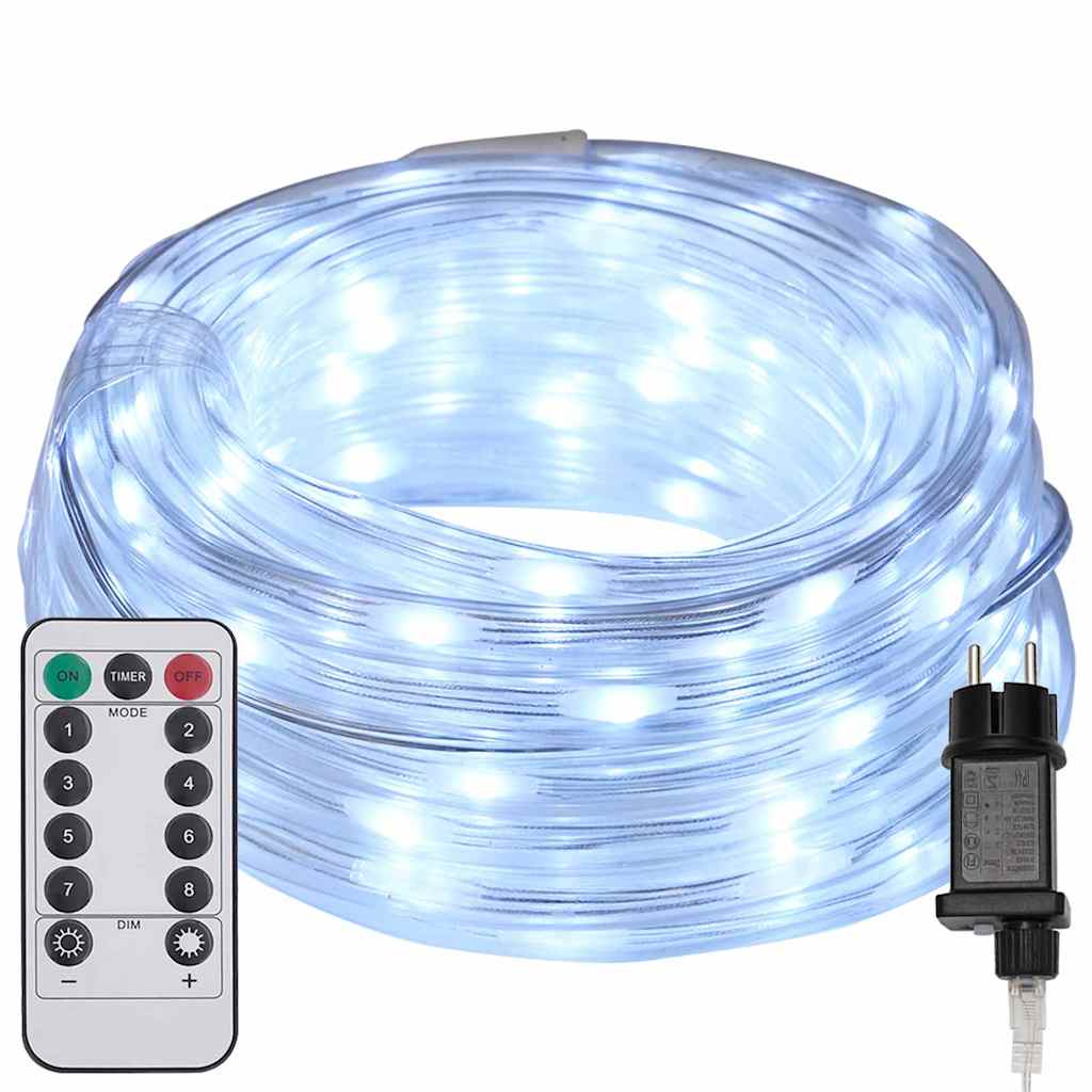 Corde lumineuse Vidaxxl avec 480 LED blanc froid 20 m PVC