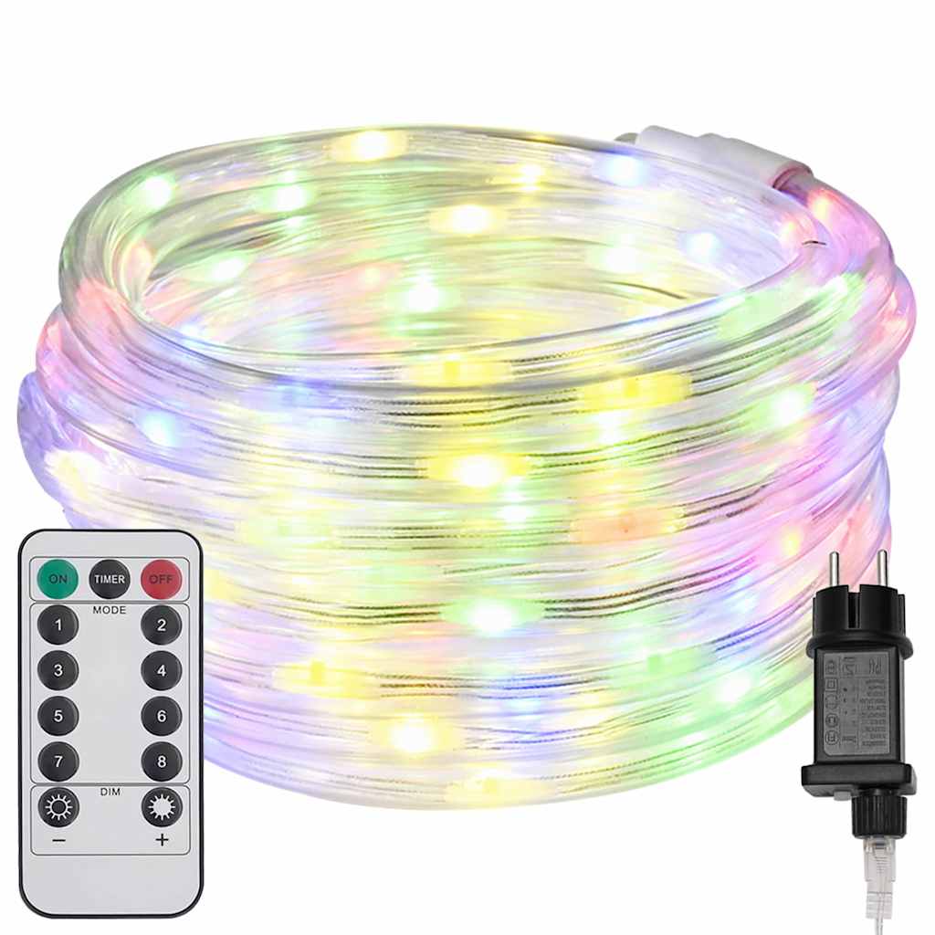 Corde lumineuse Vidaxxl avec 480 LED multicolores 20 m PVC