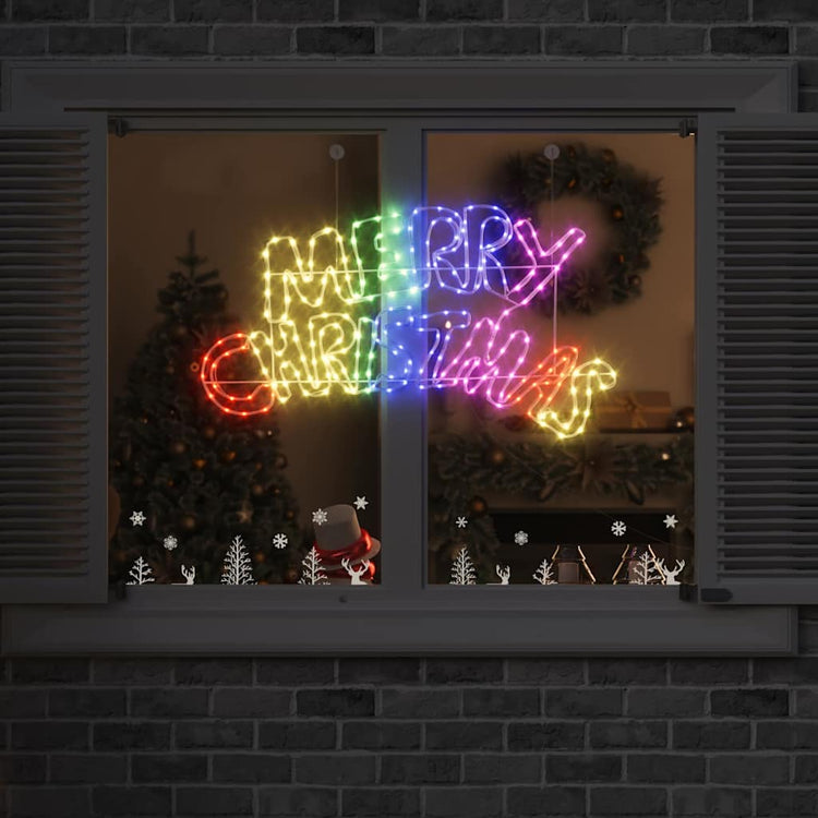 Vidaxx Panneau de Noël avec 240 LED multicolores 99,5 x 54 cm PVC