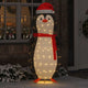 VidaXL figurine pingouin des neiges avec 600 LED blanc chaud 78 x 178 cm tissu
