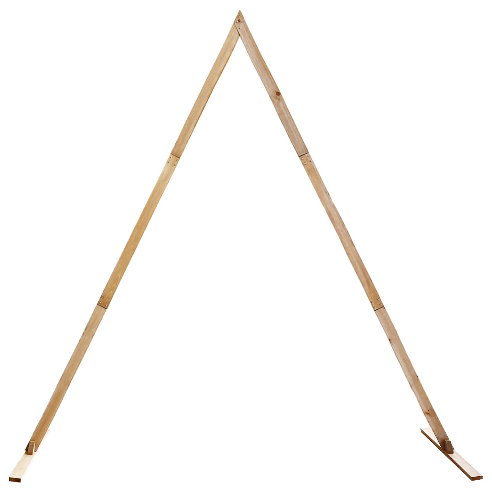 Vidaxx bordure de mariage marron clair 202 x 95 x 254 cm bois de pin massif