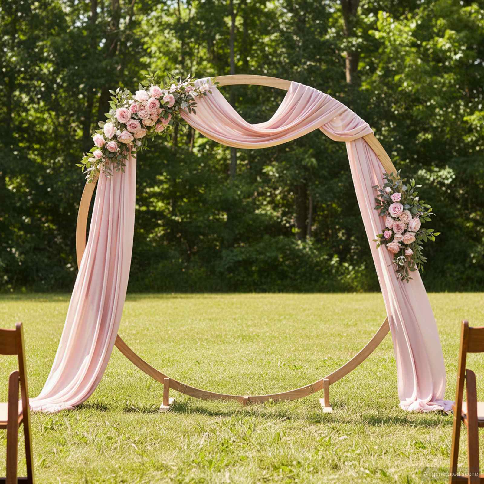 Vidaxx bordure de mariage marron clair 224 x 80 x 220 cm bois de pin massif