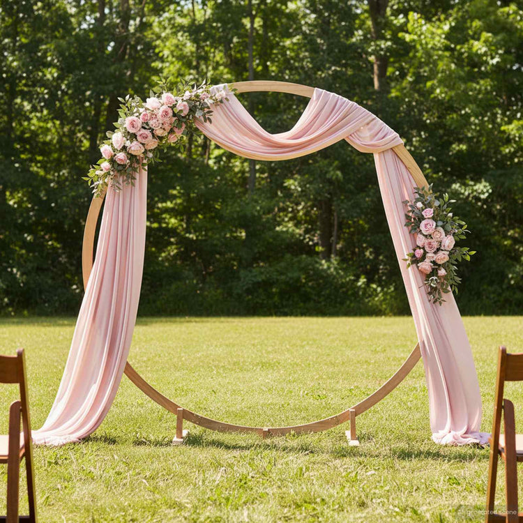 Vidaxx bordure de mariage marron clair 224 x 80 x 220 cm bois de pin massif