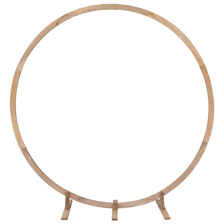 Vidaxx bordure de mariage marron clair 224 x 80 x 220 cm bois de pin massif