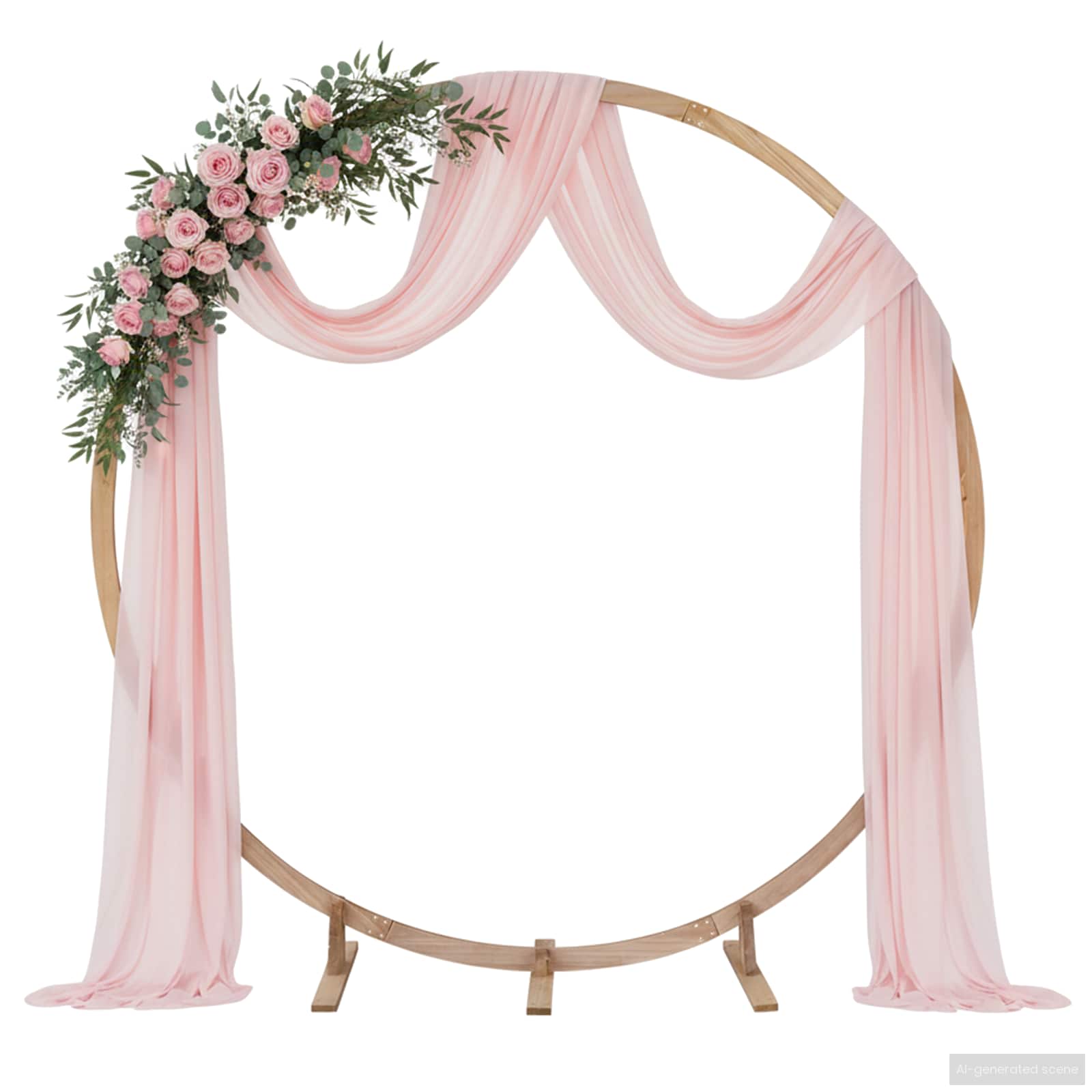 Vidaxx bordure de mariage marron clair 224 x 80 x 220 cm bois de pin massif