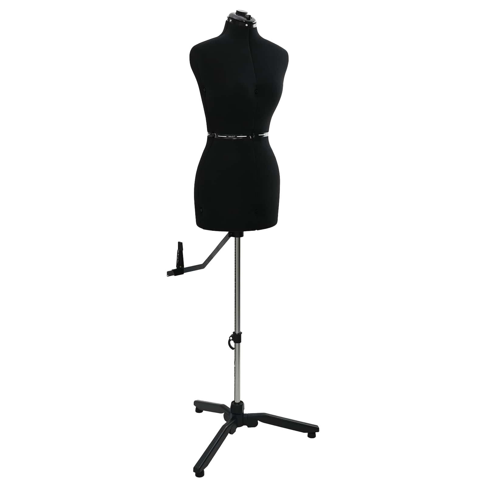 VidaXL robe réglable forme femme noir s velours