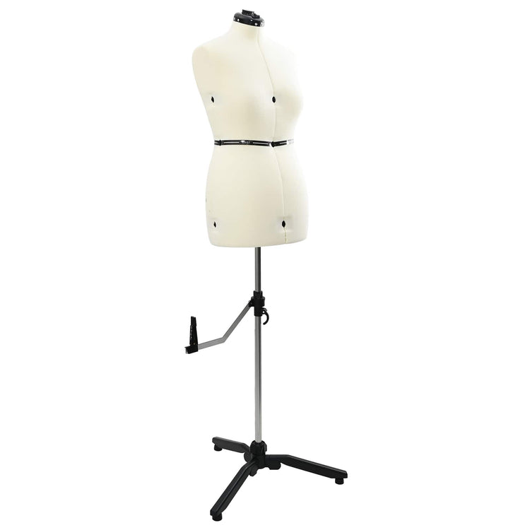 VidaXL robe réglable forme femme crème m velours