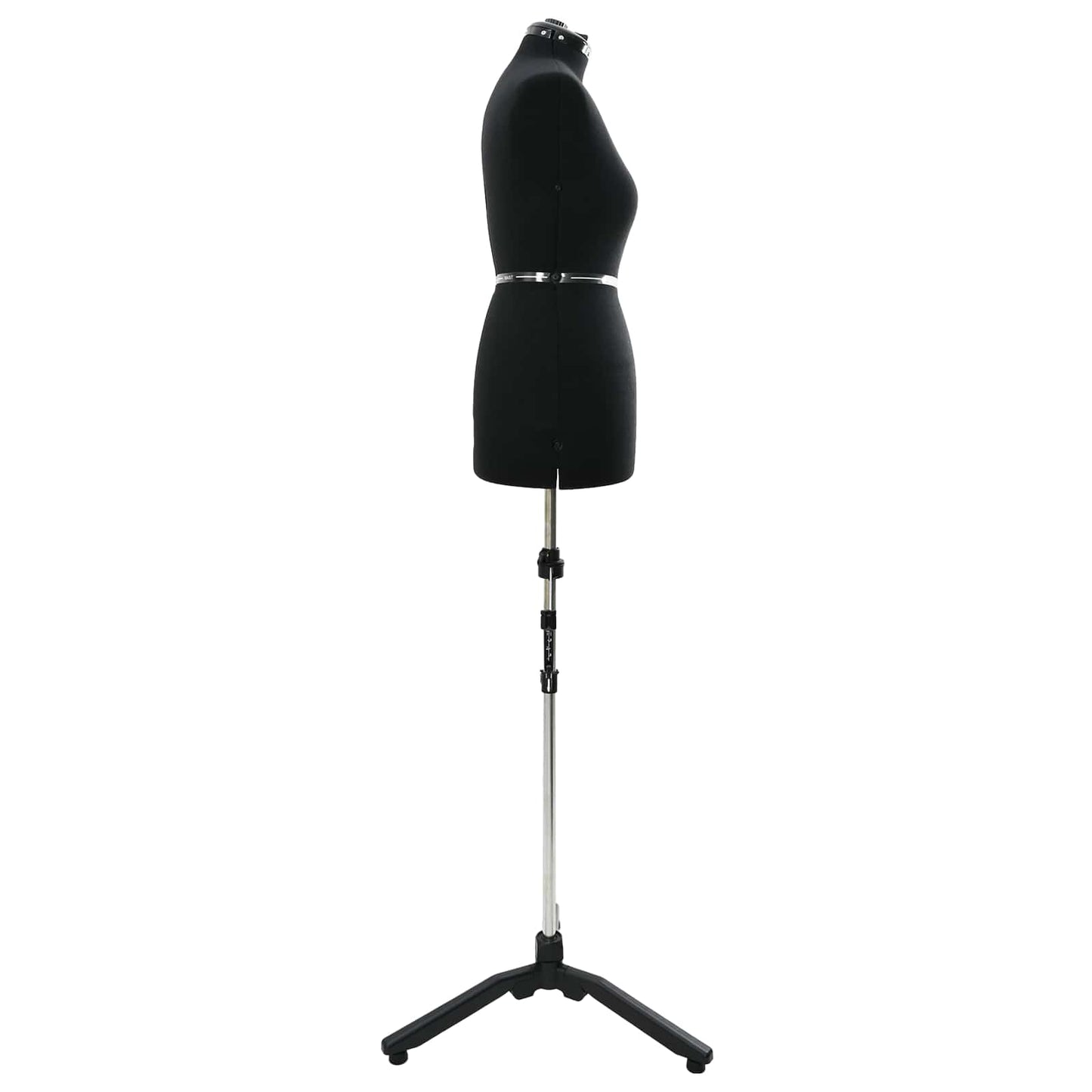 VidaXL robe réglable forme femme noir m velours