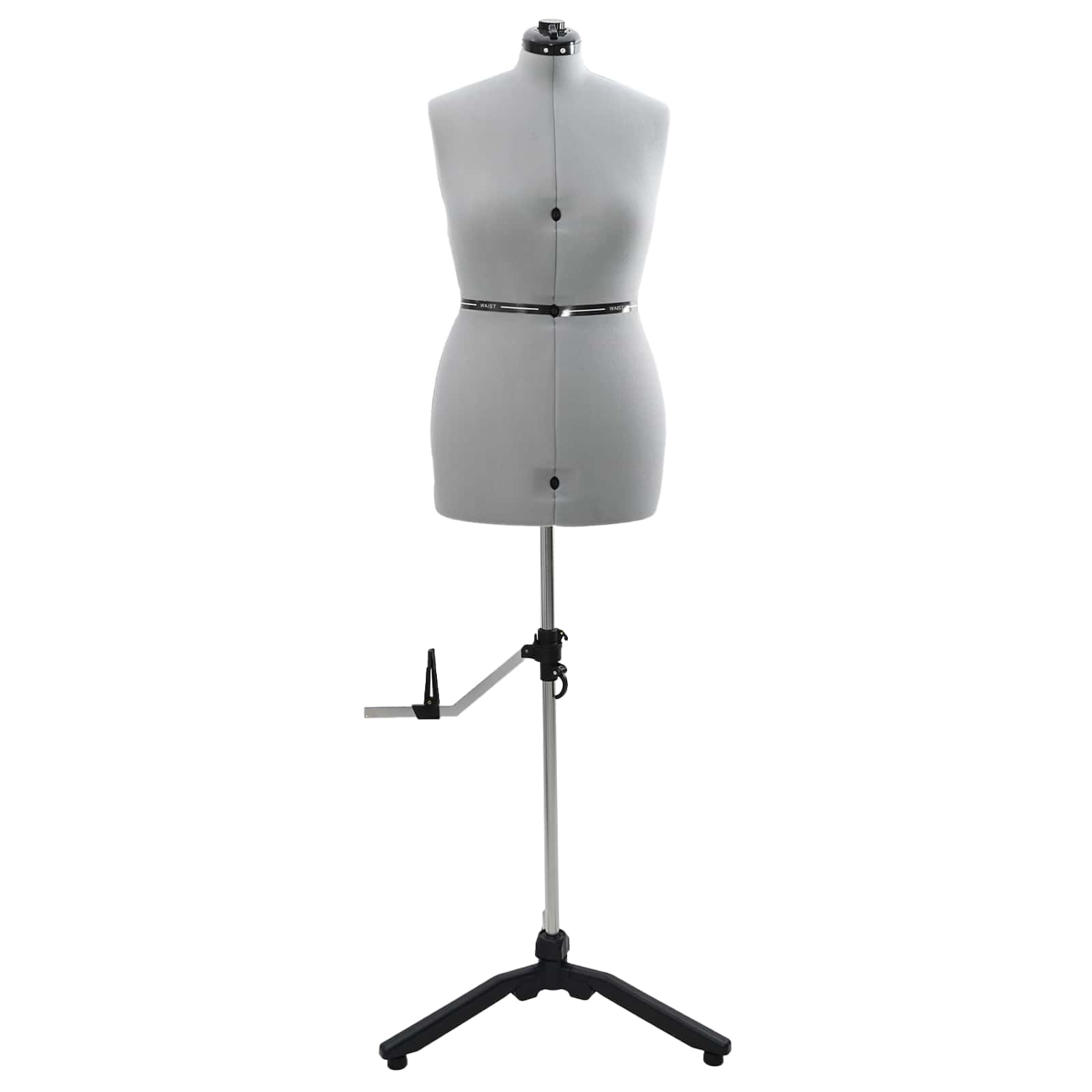 VidaXL robe réglable forme femme gris m velours