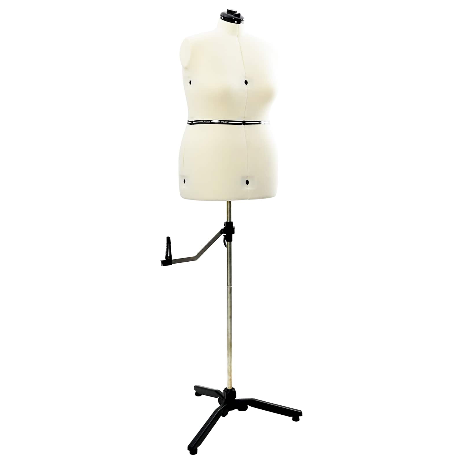 VidaXL robe réglable forme femme crème l velours