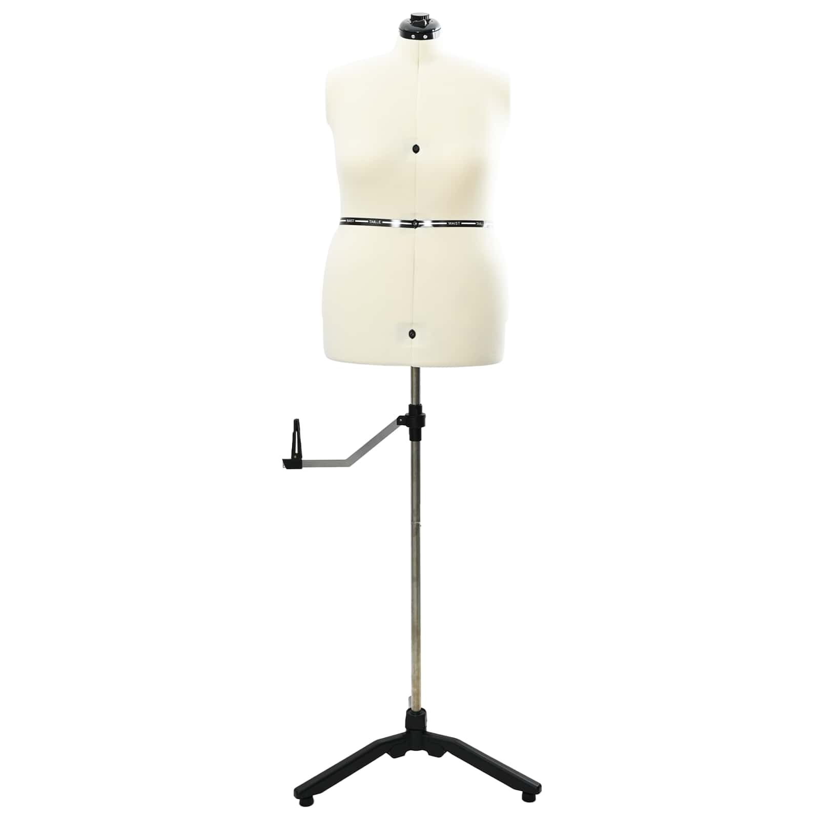 VidaXL robe réglable forme femme crème l velours