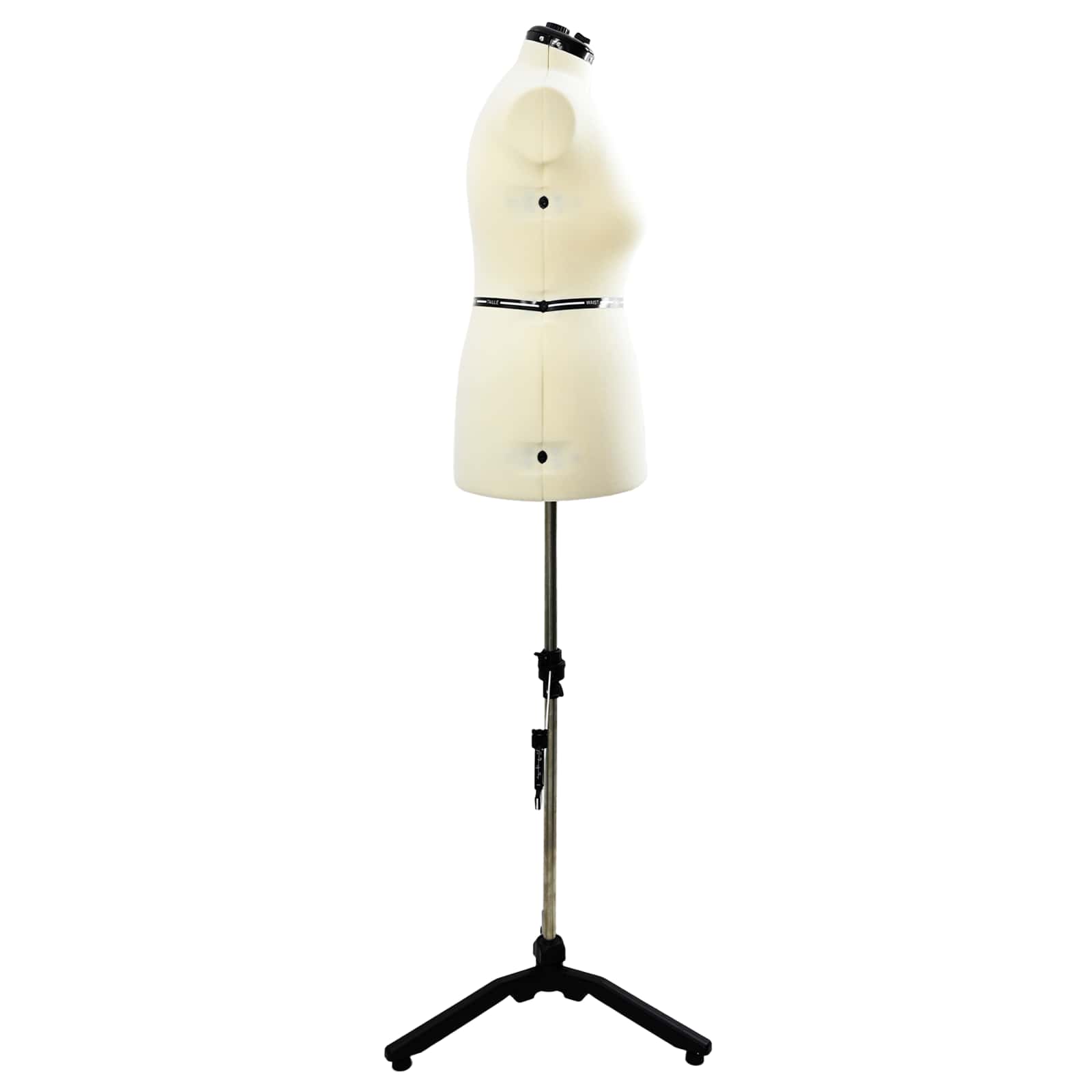 VidaXL robe réglable forme femme crème l velours