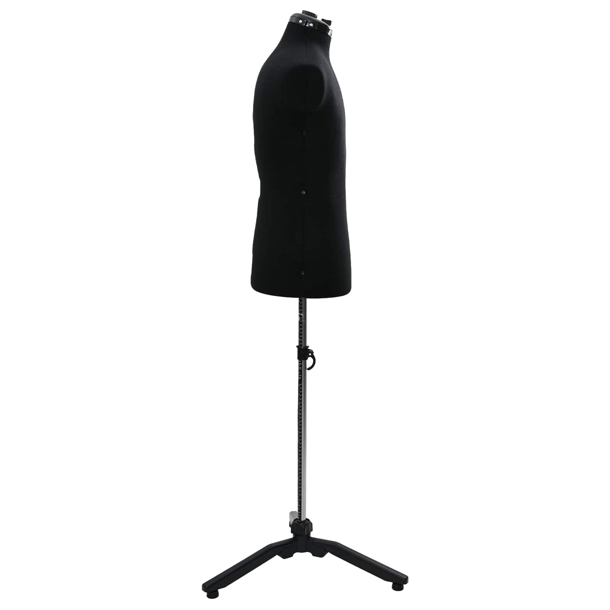 VidaXL forme de robe réglable féminine noir 37,5-45,5 pouces tissu
