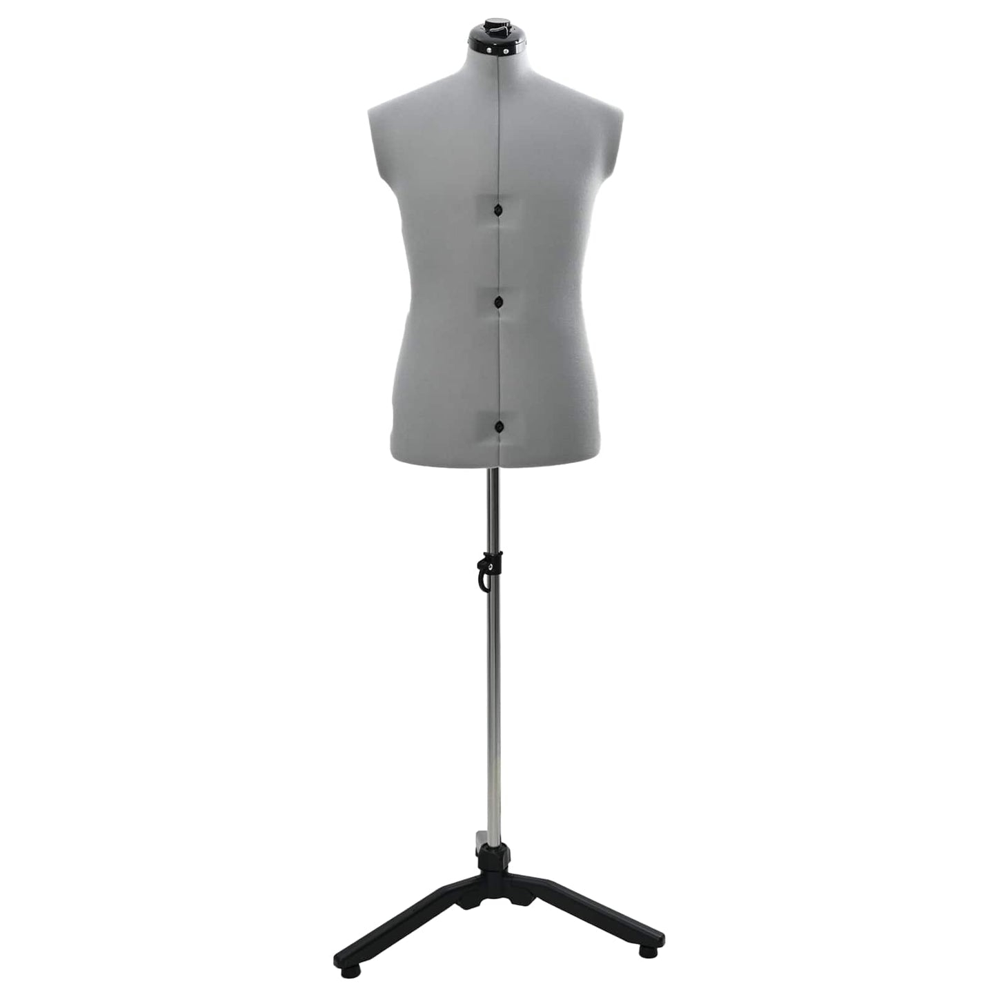 VidaXL forme de robe réglable féminin gris 37,5-45,5 pouces tissu