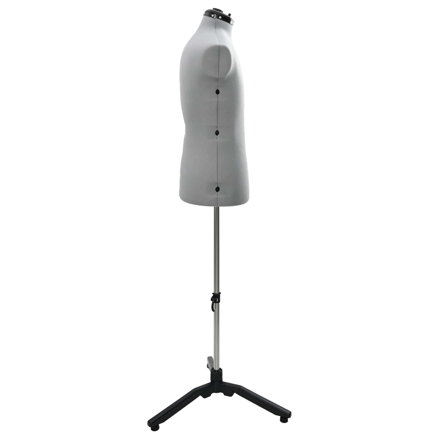 VidaXL forme de robe réglable féminin gris 37,5-45,5 pouces tissu