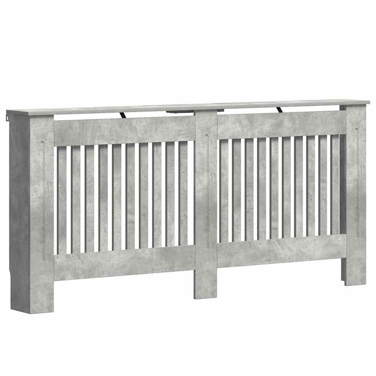 Vidaxx cache radiateur béton gris 172 x 19 x 81,5 cm bois d'ingénierie