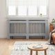 Vidaxl cache radiateur gris Sonoma 172 x 19 x 81,5 cm bois d'ingénierie