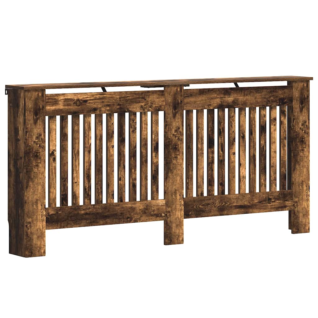 Vidaxx cache radiateur chêne fumé 172 x 19 x 81,5 cm bois d'ingénierie
