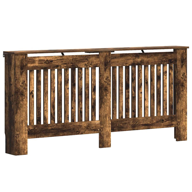 Vidaxx cache radiateur chêne fumé 172 x 19 x 81,5 cm bois d'ingénierie