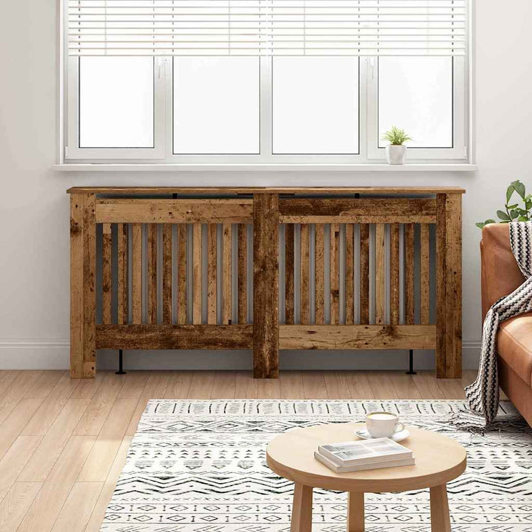 Vidaxx cache-radiateur vieux bois 172 x 19 x 81,5 cm bois traité