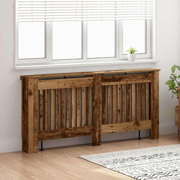 Vidaxx cache-radiateur vieux bois 172 x 19 x 81,5 cm bois traité