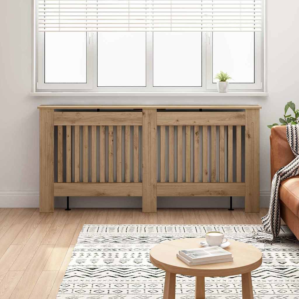 Vidaxx cache radiateur chêne artisanal 172 x 19 x 81,5 cm bois d'ingénierie