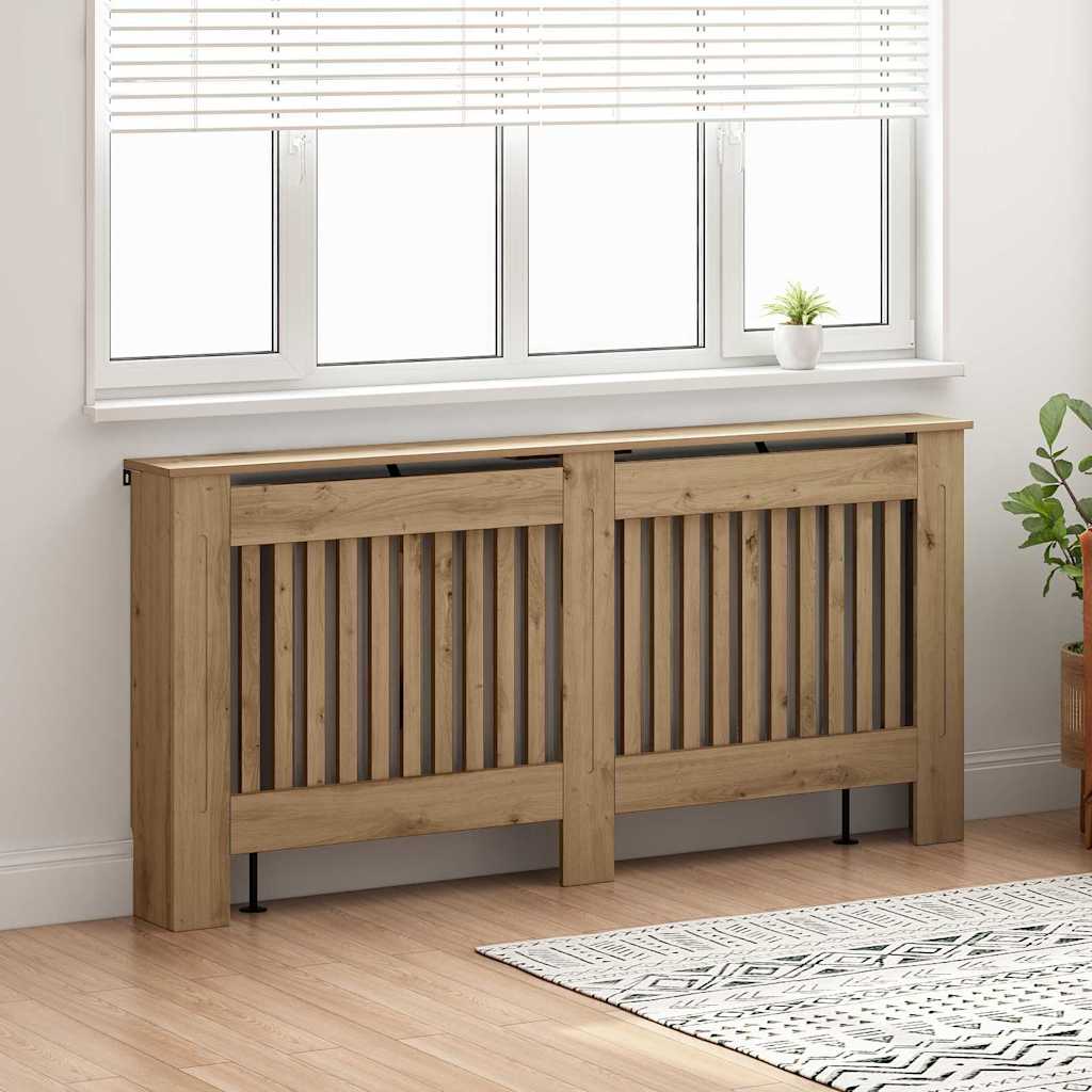 Vidaxx cache radiateur chêne artisanal 172 x 19 x 81,5 cm bois d'ingénierie